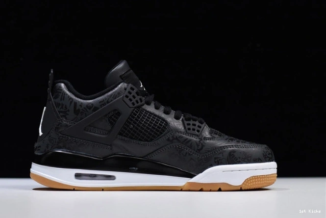 jordan 1761 ci1184- air 4 black TopPick laser 0115